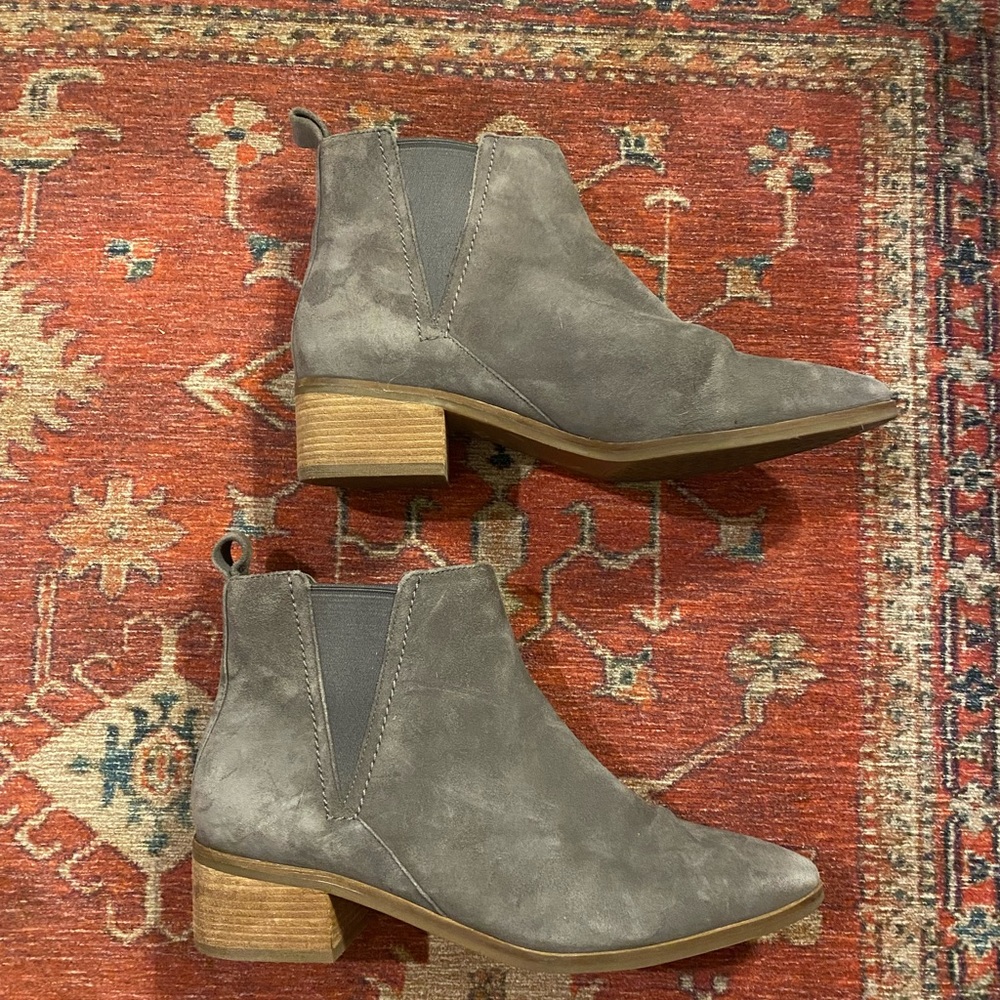 Suede booties